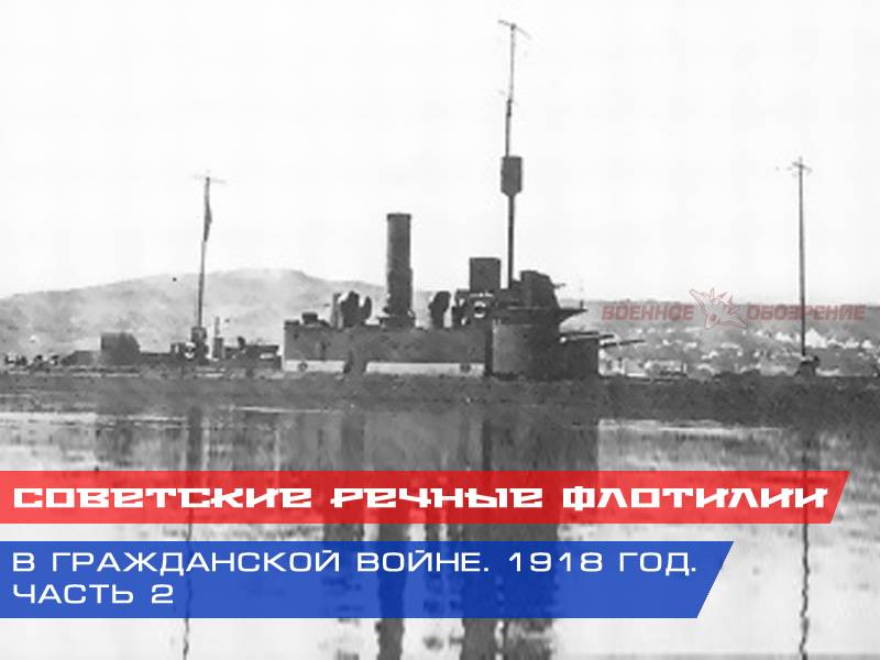 Советские речные флотилии в Гражданской войне. 1918 год. Часть 2