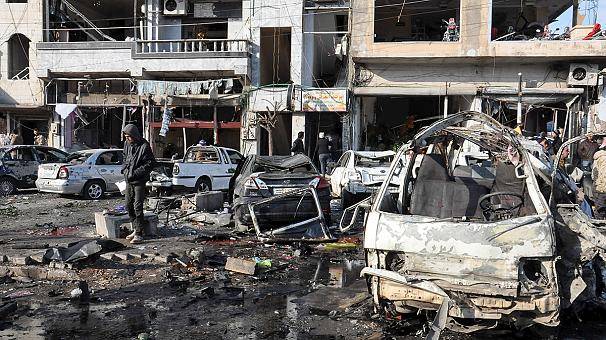 Серия терактов в Хомсе
