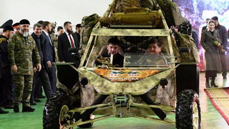 В Чечне представлена новая модель 3-местного багги