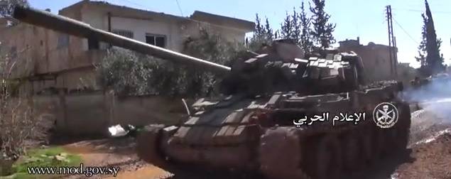 Сирийские Т-55МВ благодаря российским «Контактам» оснастили кормовой защитой