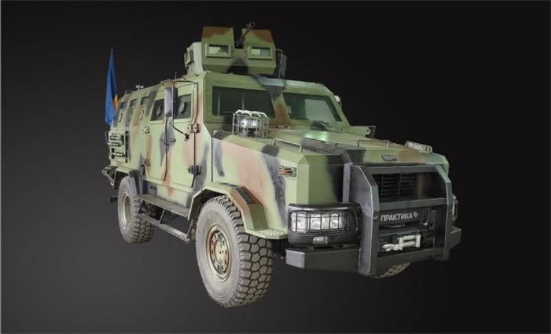 На Украине проходят испытания модернизированные бронеавтомобили «Казак-2»