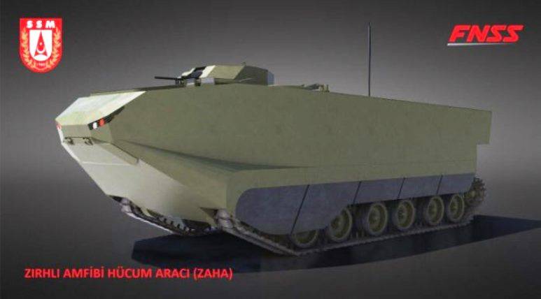 Турецкое военное ведомство заказало новые амфибийные БТР