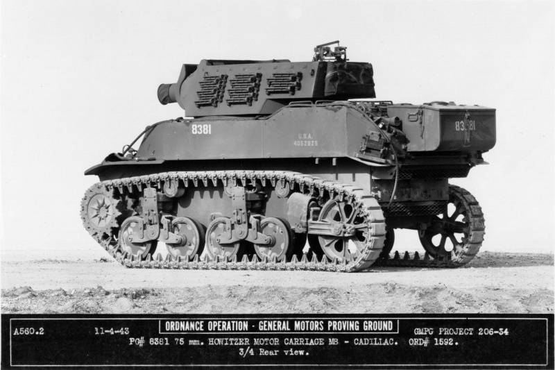 Самоходные гаубицы Второй мировой войны. Часть 9.  Howitzer Motor Carriage M8