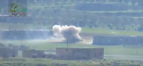 Боевики в провинции Хама используют против танков ВС САР американские TOW