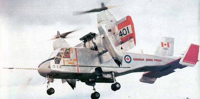 Конвертоплан Canadair CL-84 Dynavert (Канада)