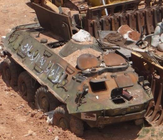 В Сирии замечен БТР-60ПБ