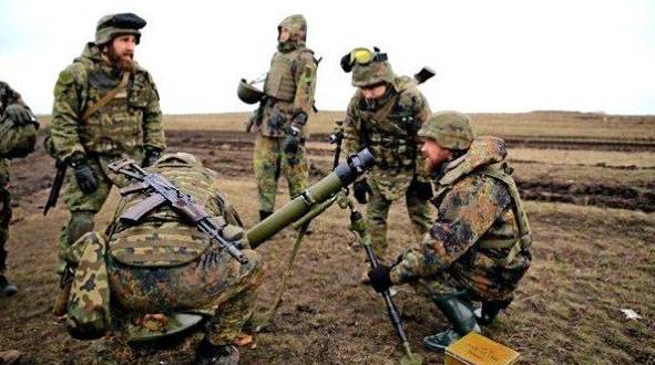 Трое военнослужащих ВСУ погибли в результате разрыва украинского миномёта "Молот"