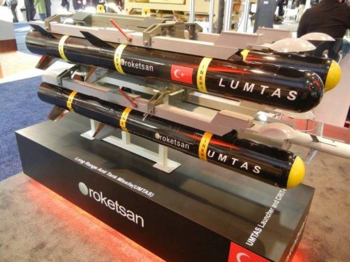 Турецкая компания разработала новые противотанковые управляемые ракеты