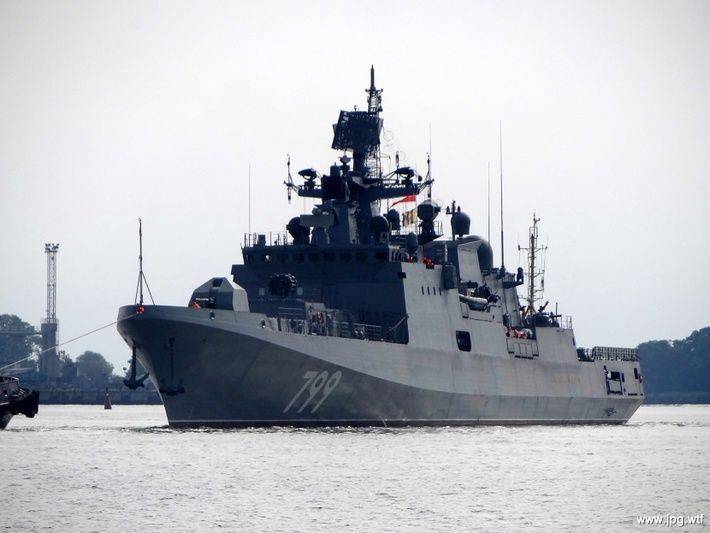Фрегат "Адмирал Макаров" вышел на заключительные испытания