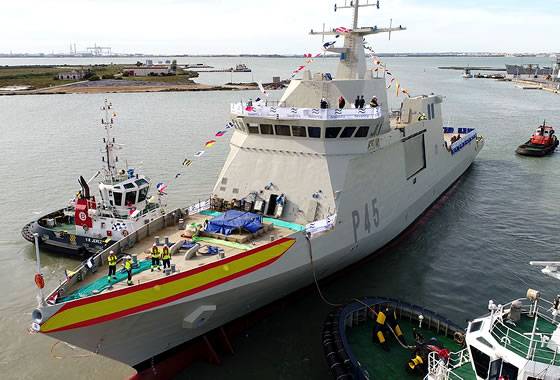 В Испании спущен на воду пятый сторожевой корабль класса BAM