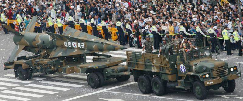 Южная Корея запустила новую баллистическую ракету Hyunmoo-2C