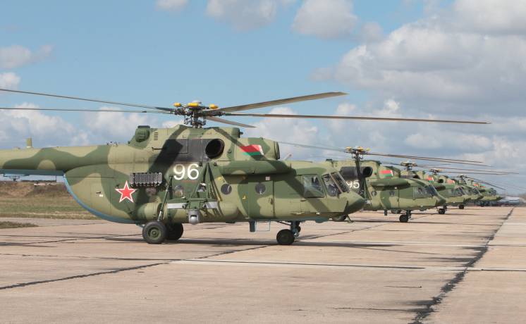 Завершены поставки ВВС Белоруссии вертолетов Ми-8МТВ-5