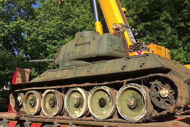 Эстонский коллекционер спас от утилизации Т-34, участвовавший во встрече на Эльбе