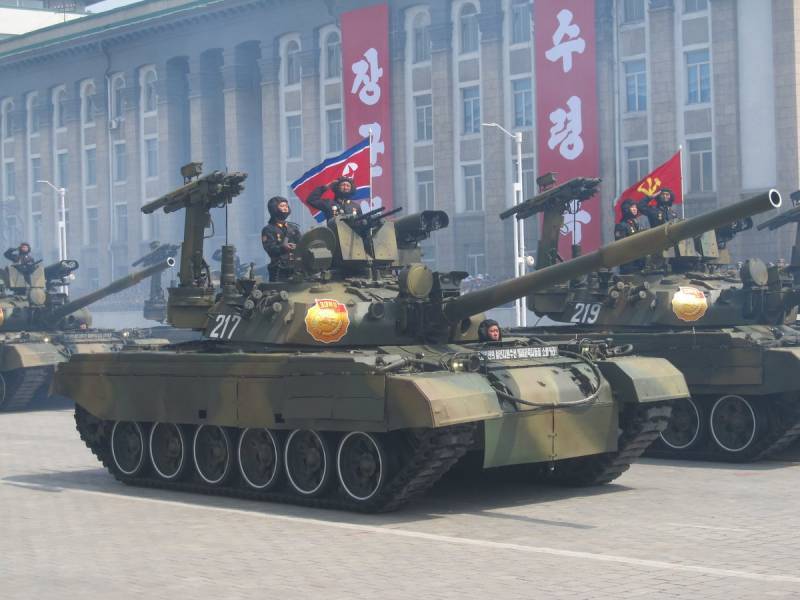 Новый облик Т-62: модификация северокорейского танка "Чонма-216"