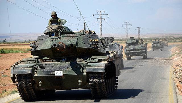 Турция атаковала курдское ополчение в провинции Африн на севере Сирии