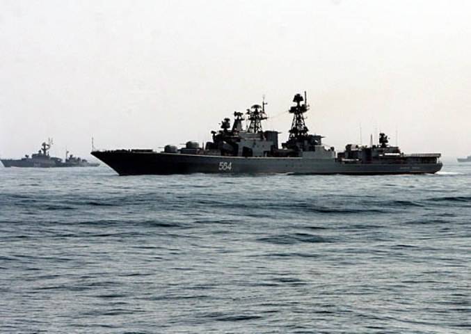 Корабли ТОФ выполнили в море ракетно-артиллерийские стрельбы