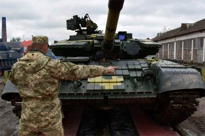 Украинские Т-64БВ отправились в ФРГ на соревнования танкистов