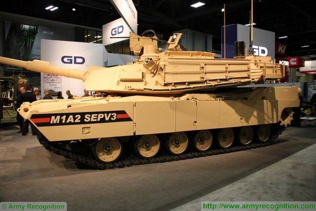 США намерены создать новый танк M1A2 SEP v4 Abrams к 2020 году