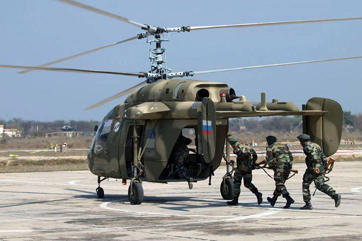 Россия и Индия создали совместное предприятие по производству вертолетов Ка-226Т