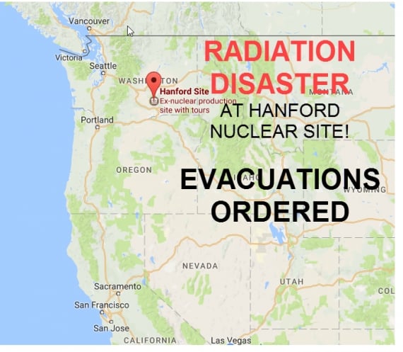 В штате Вашингтон повышенной радиации нет