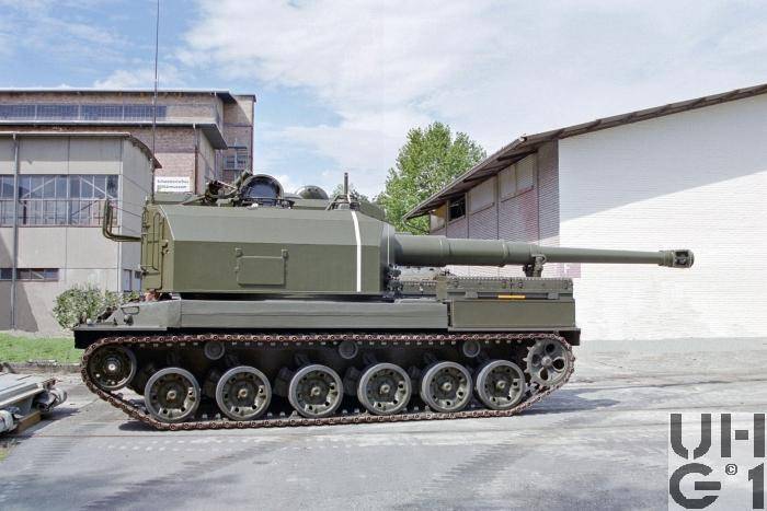 Самоходная артиллерийская установка Panzerkanone 68 (Швейцария)