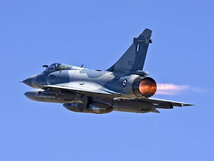 В Греции упал в море истребитель Mirage 2000