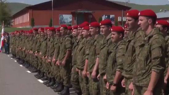 Батальон военной полиции вернулся из Сирии в Ингушетию