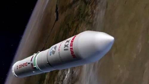 С космодрома "Байконур" стартовала ракета-носитель "Протон-М" с американским спутником