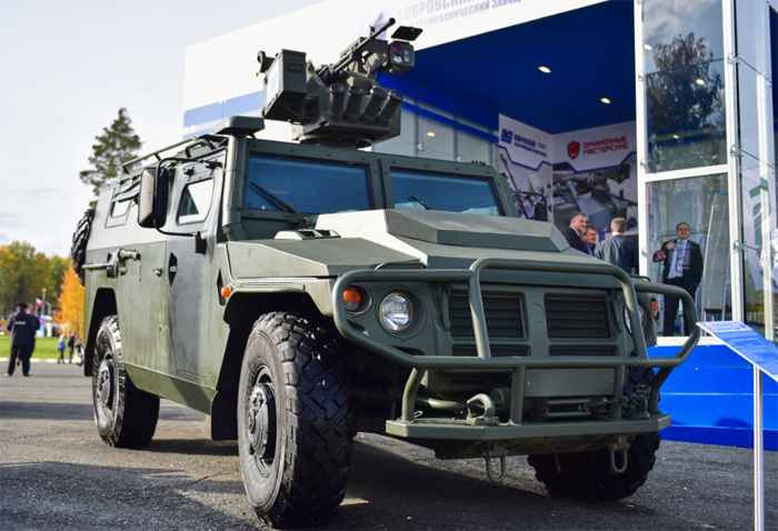 Спецназ ЮВО получил автомобили "Тигр-М"  с боевым модулем "Арбалет-ДМ"