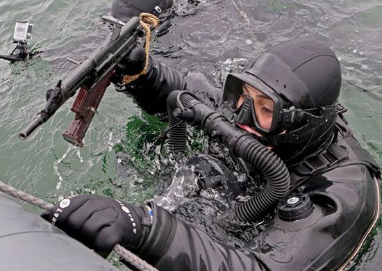 Боевые пловцы ТОФ проверили безопасность района базирования подлодок