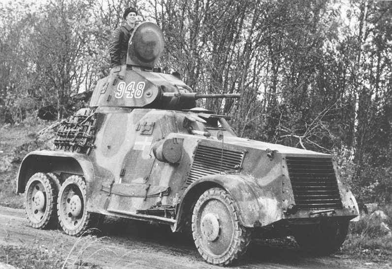 Колёсная бронетехника времён Второй мировой. Часть 8. Шведский бронеавтомобиль Pansarbil m/41