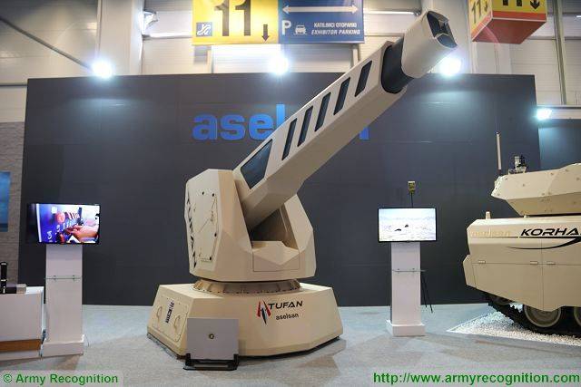 Проект рельсового орудия EMT / ASELSAN Tufan (Турция)