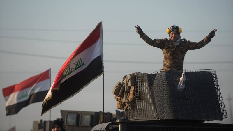 Иракские военные отбили у боевиков два района западного Мосула