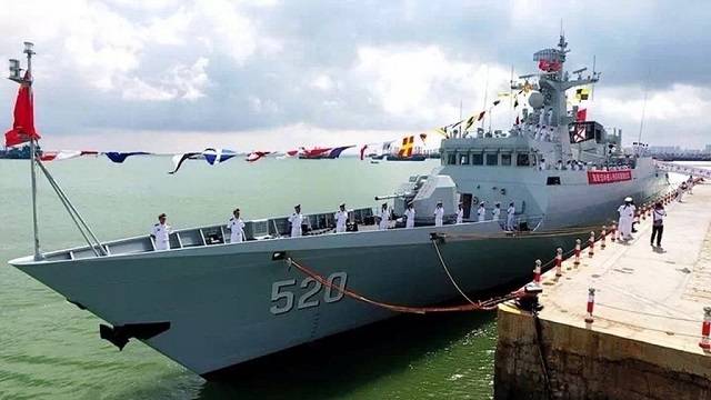 Китай принял на вооружение очередной корвет проекта Type 056
