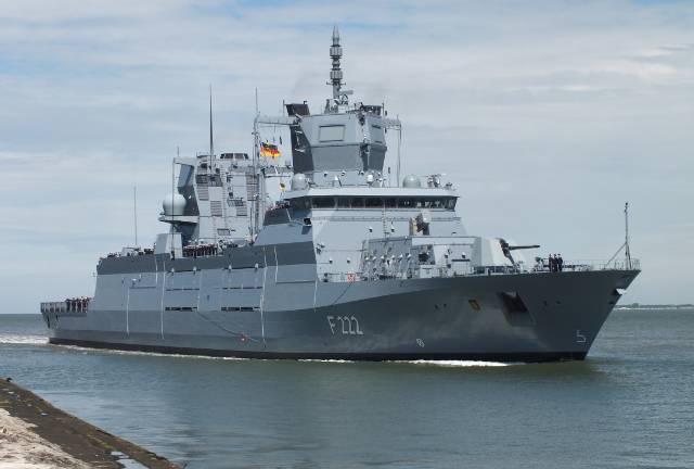 Передача нового фрегата для ВМС ФРГ задерживается