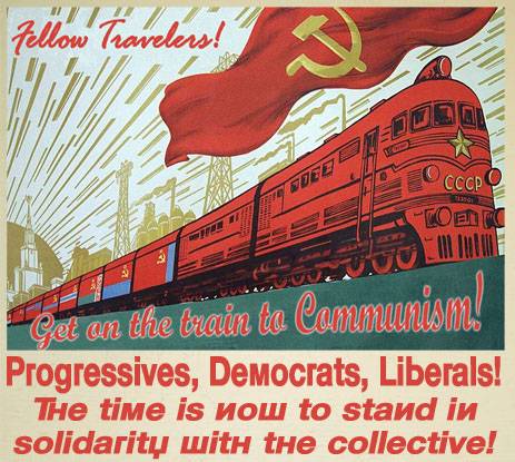 Поезд коммунизма постер