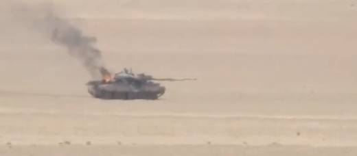 В Сирии подбит Т-62М