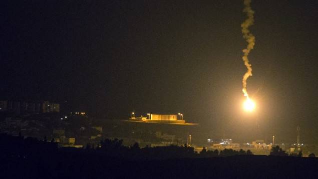 Израиль ответил авиаударом на ракетный обстрел со стороны сектора Газа