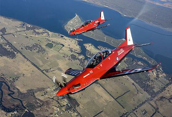 ВВС Австралии получили первые учебные самолеты PC-21