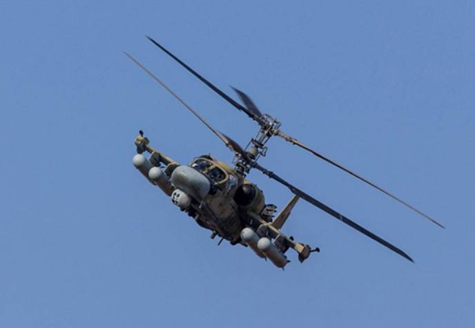 Ка-52 и Ми-8 АМТШ нанесли в Приморье удар по базе условного противника