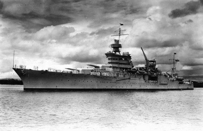 Американский крейсер Indianapolis, погибший в 1945 году, найден спустя 72 года