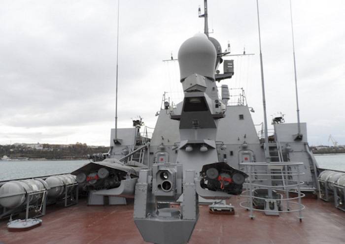 Новейший МРК ЧФ  «Вышний Волочёк» впервые вышел в море в ходе заводских испытаний
