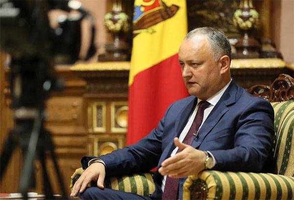 Игорь Додон: Для объединения Молдавии с Приднестровьем нужна реализация трёх условий