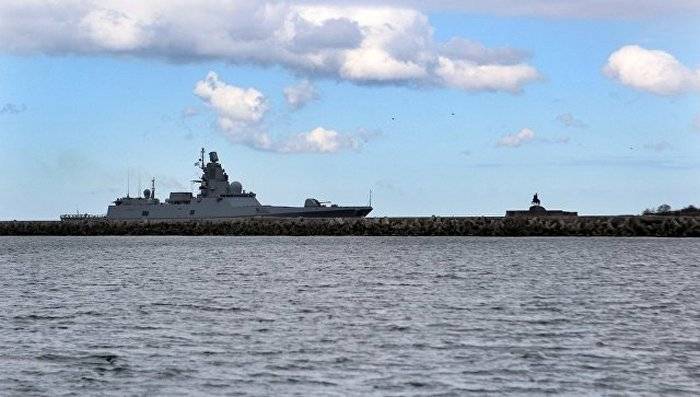 Корабли Балтфлота вышли в море на учениях "Запад-2017"