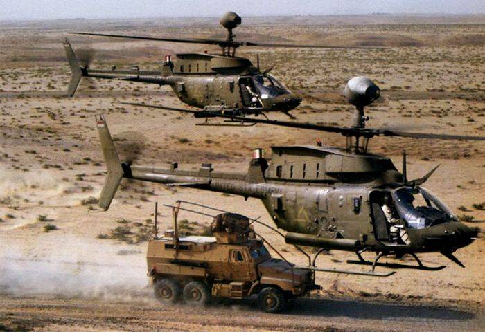 Армия США списала 30-летние разведывательные вертолеты OH-58D Kiowa Warrior