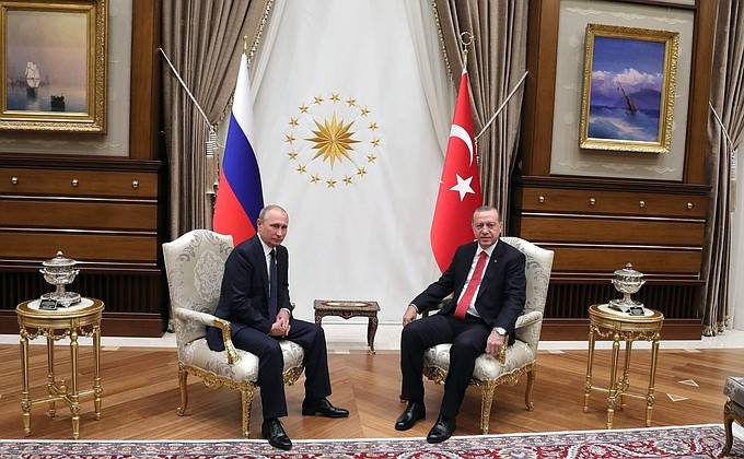 Владимир Путин в Анкаре обсудил с Эрдоганом вопросы урегулирования сирийского конфликта