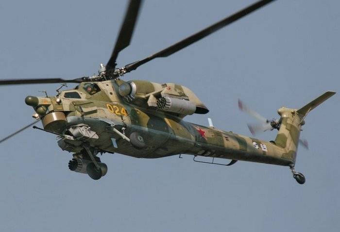 В Сирии российский Ми-28 совершил экстренную посадку