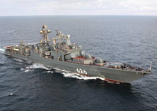 БПК «Вице-адмирал Кулаков» направляется в Средиземное море