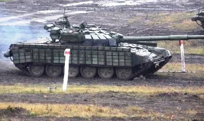 «Сверхзащищенный» Т-72Б в Луганской республике