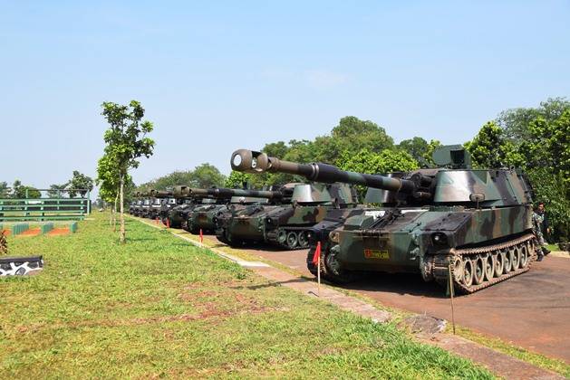 Бельгия поставила Индонезии 155-мм самоходные гаубицы